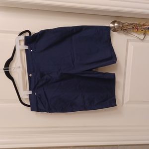 Chico's Flat Front Short in Navy